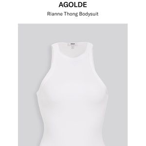 AGOLDE Rianne Thong Bodysuit (Medium)